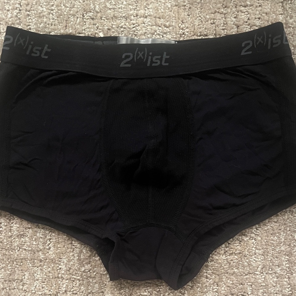 2xist Black Booty Short Briefs pack of 3